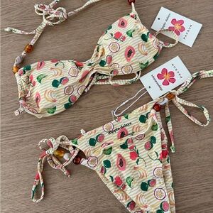 The Dippin' Daisy's x Pacsun Floral Fruit Christina
Bikini Set